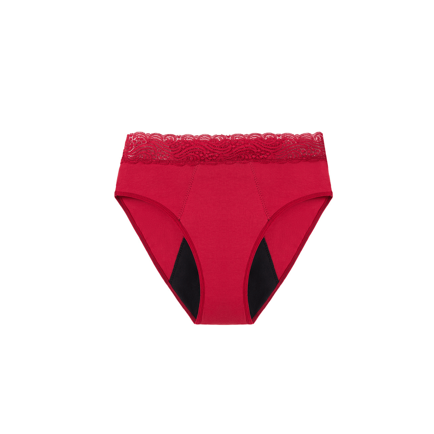 High Waist Lace Incontinence Briefs