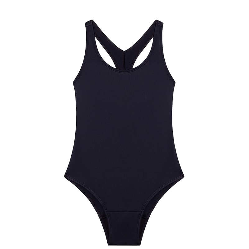 Incontinence One-Piece Swimsuit With Racerback